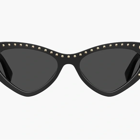 ✨ NWT Moschino 53mm Studded Cat Eye Sunglasses ✨ - Picture 2 of 4